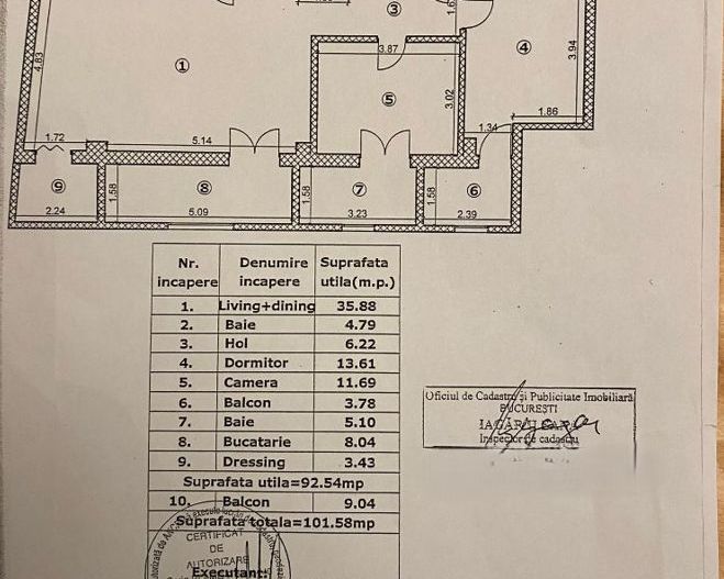 3 CAMERE DECOMANDAT || CALEA FLOREASCA - Schiță 8