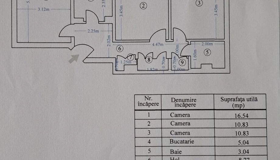 Vanzare apartament 3 camere Titan, 5 min. metrou 1 Decembrie, etaj 1/8 - Poză 1
