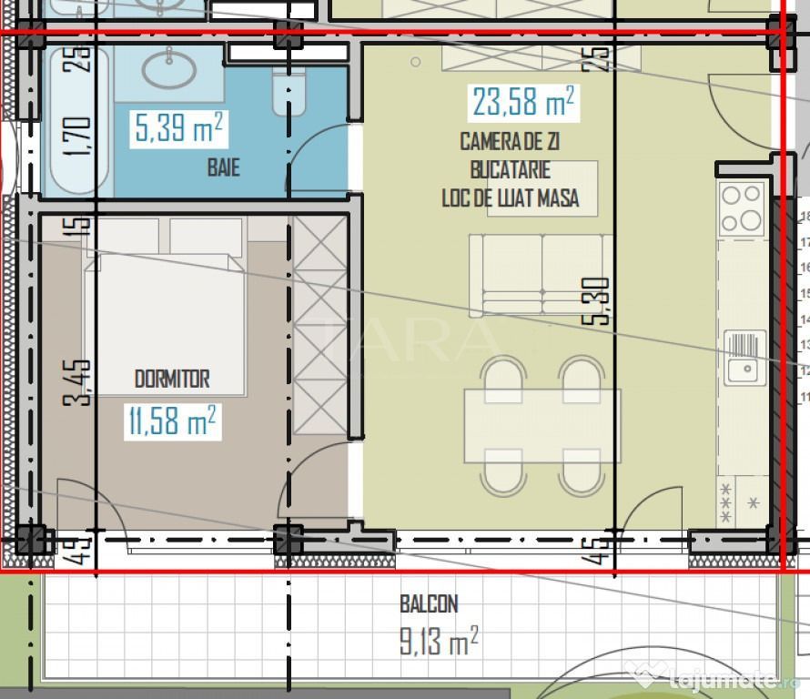 Apartament în Baciu. Imobil în Construcție. Finalizare 2025. - Poză 1