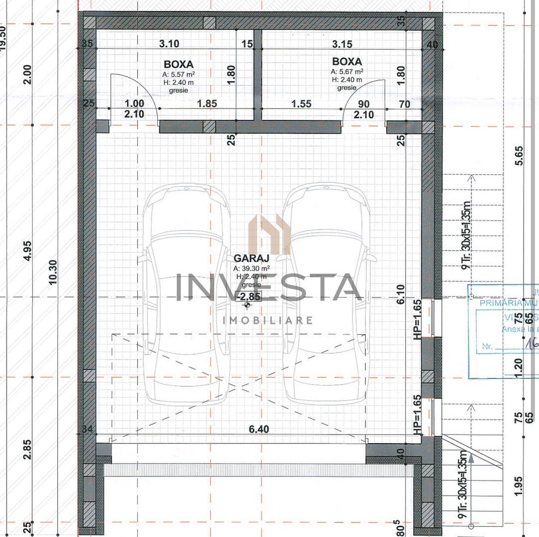 Apartament in vila cu 138 mp utili, Terasa 25 mp + 2 balcoane si garaj - Schiță 5