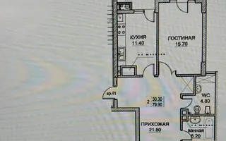 Vânzare, apartament, 2 camere, bd. Dacia, Botanica - Schiță 22