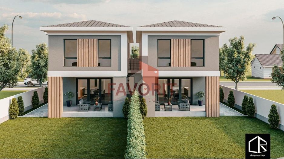 Duplex cu 4 camere de Vanzare. Mosnita Noua. Finisaje la alegere. - Poză 1