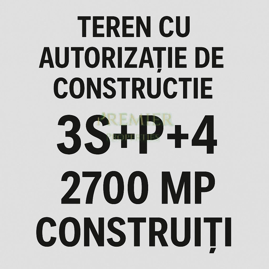 teren cu autorizatie de construire valabila - Poză 1