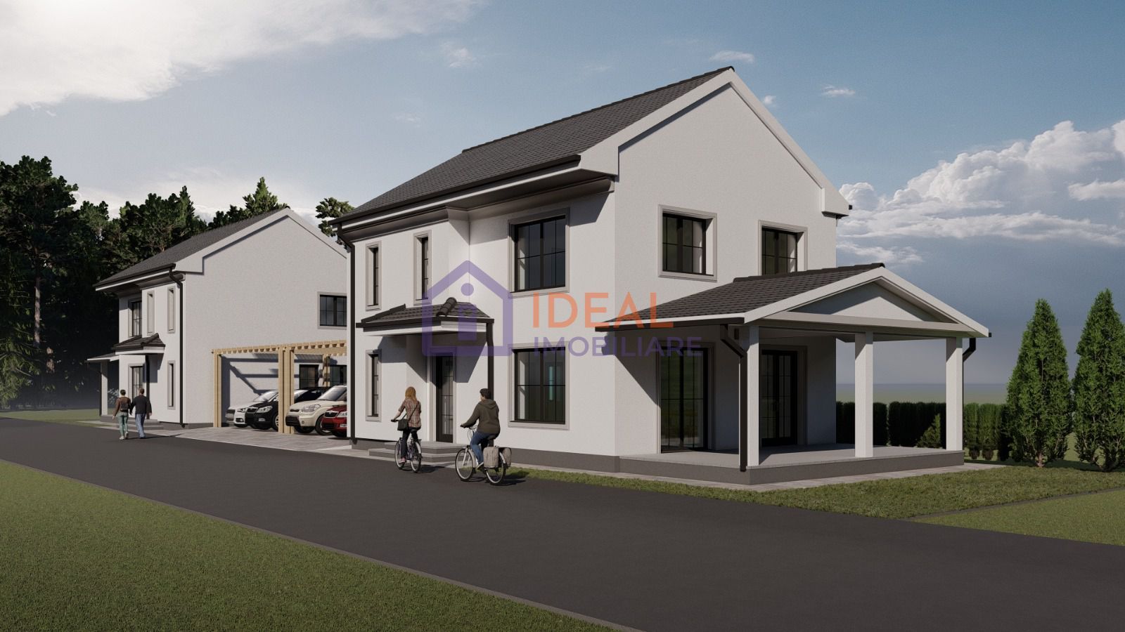 Casa Individuala cu 4 camere si carport, in Selimbar - Poză 1