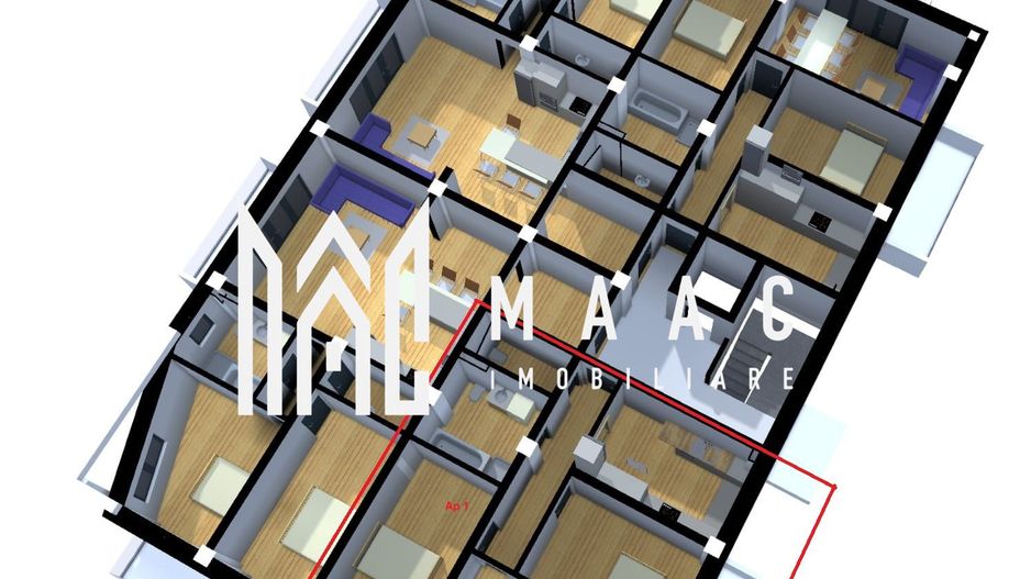 Apartament 3 camere | Etaj 1 | Dezvoltator | LA CHEIE - Poză 2