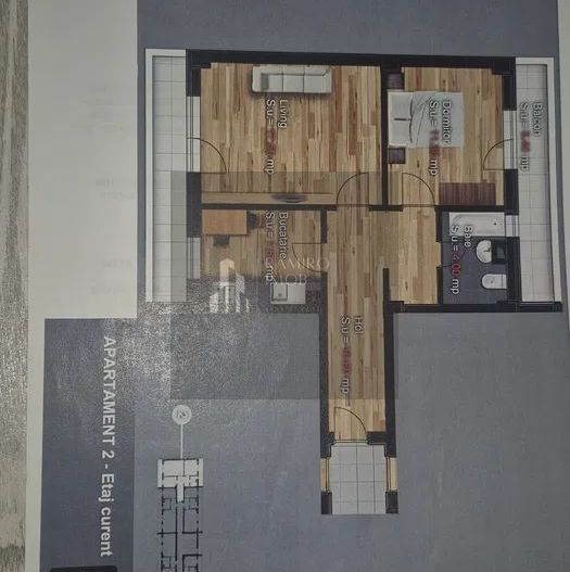 OCAZIE  Apartament 2 camere  DECOMANDAT POPESTI LEORDENI 64mp - Poză 5