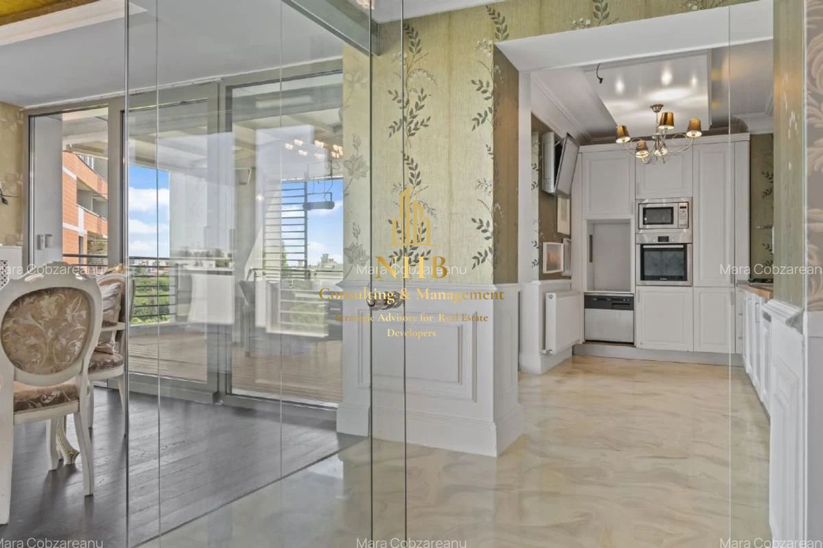 Penthouse 4 camere Green Lake Sisesti + 2 locuri de parcare! - Poză 3