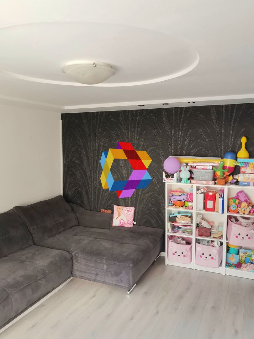 Apartament cu trei camere, zona Racadau 74 mp - parcul Trandafirilor - Poză 3