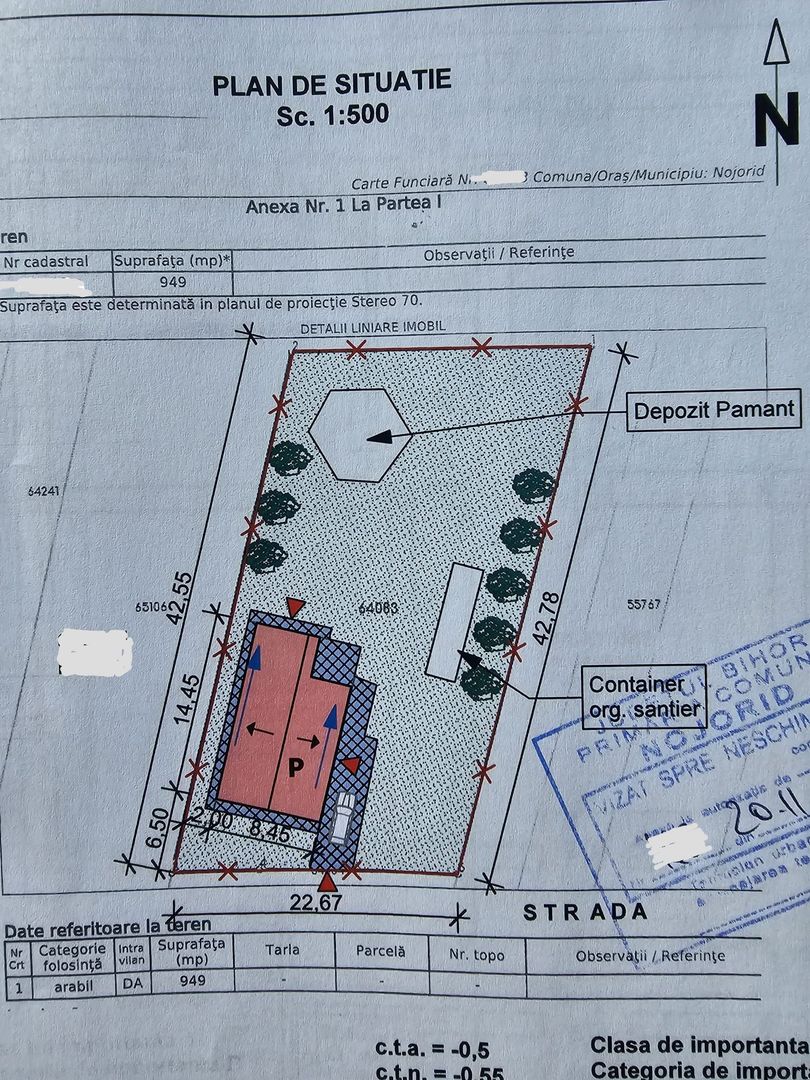 Teren cu proiect si autorizatie de constructie Nojorid - Poză 5