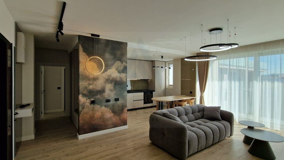 Apartament lux 80 mp utili 3 camere 2 bai si parcare subterana - Poză 5