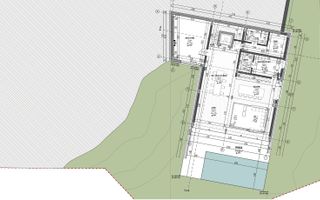 Teren 2000 m² cu AC pentru 2 vile individuale Buna Ziua~Proiect Unic - Schiță 7