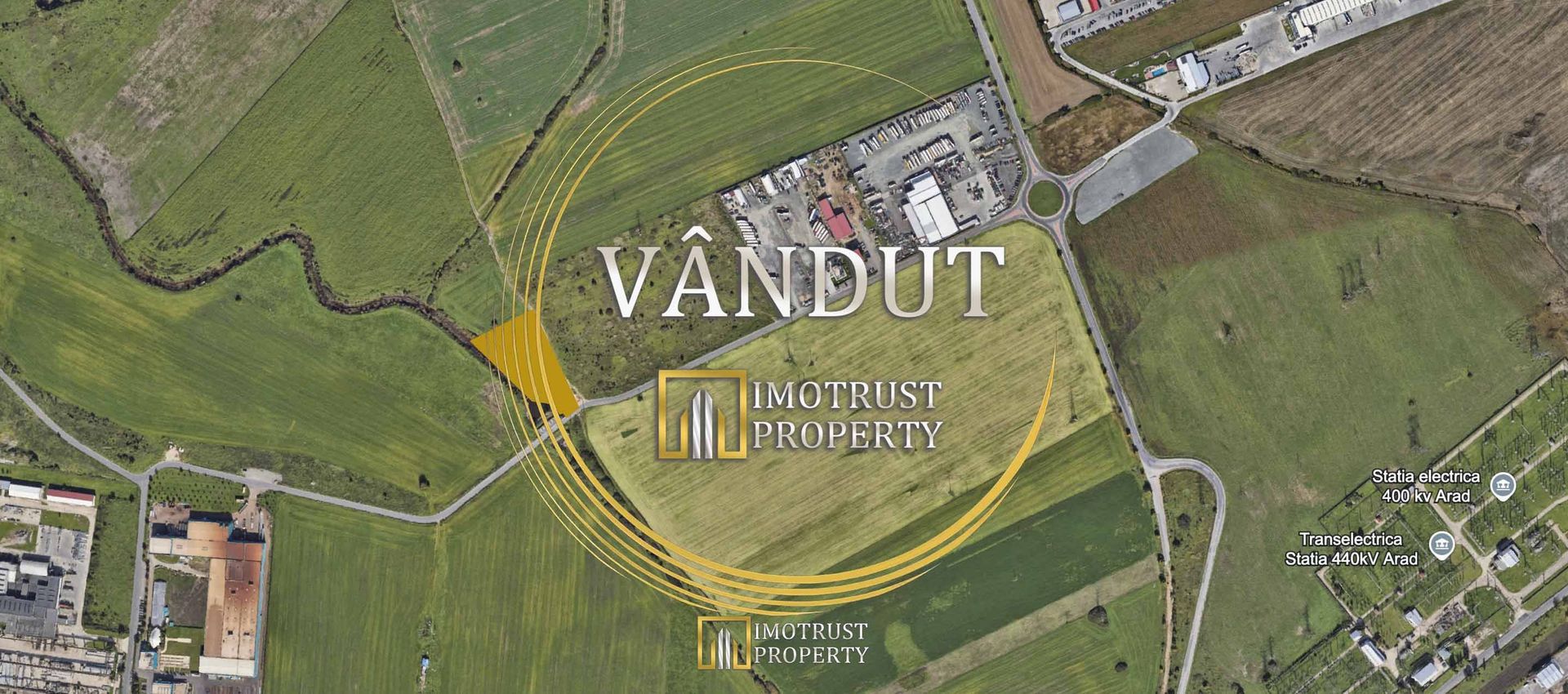 Teren de vanzare Arad – Potential industrial ridicat- 4981 mp - Poză 1