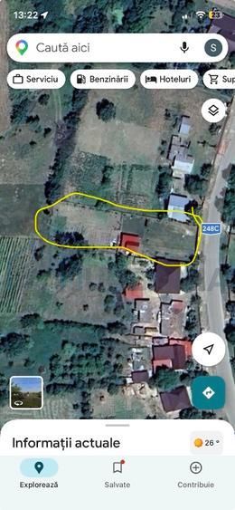 Teren de 1000 mp în Ciurea, la 300 m de Primărie, preț negociabil - Poză 1