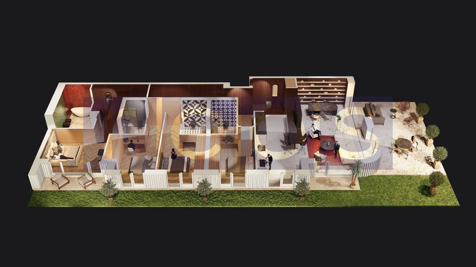 APARTAMENT ULTRAFINISAT | COMPLEX PREMIUM | 221MP-TERASA 114MP - PIPERA - Schiță 16