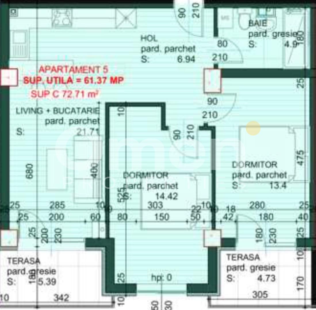Apartament modern cu 3 camere - finisaje în curs – Etaj 1 - Poză 6