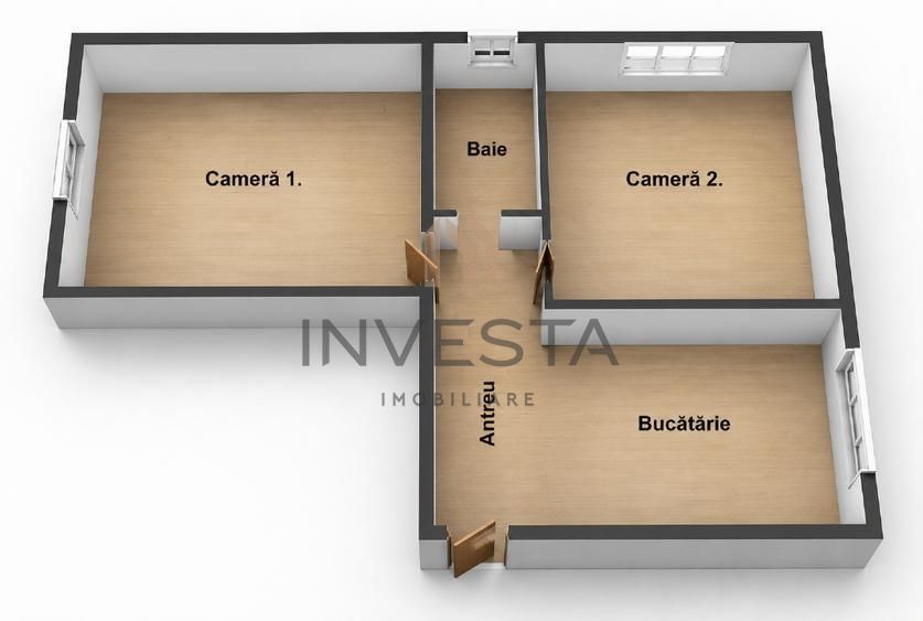 Apartament 2 camere decomandat cu boxa, etaj intermediar, Intre Lacuri - Poză 10