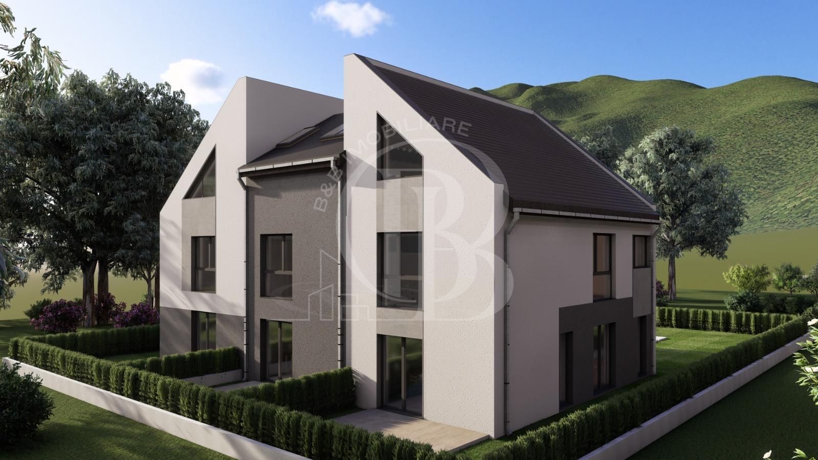 Vilă Triplex 4 Cam Arhitectură Modernă- Grădină Individuală -Panouri solare - Poză 8