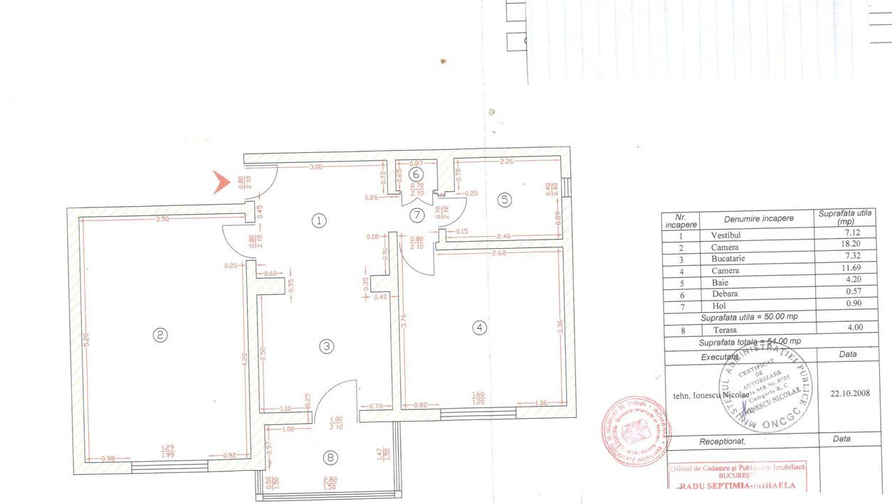 2 camere| DECOMANDAT| AVIATIEI - Schiță 6