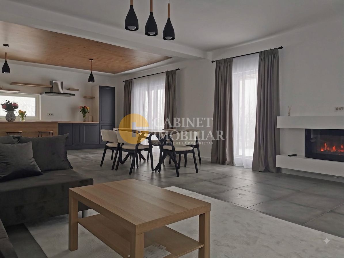 Vila PREMIUM - 4 camere - 3 bai - garaj - 210 mp utili - 2022 - mobilata - Poză 7