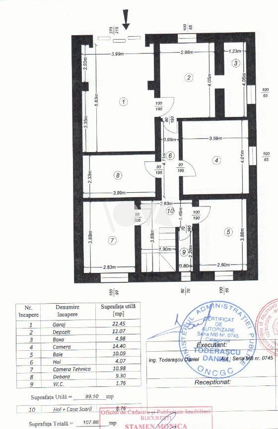 De închiriat: vilă Cotroceni - 12 camere - Louis Pasteur - Poză 11