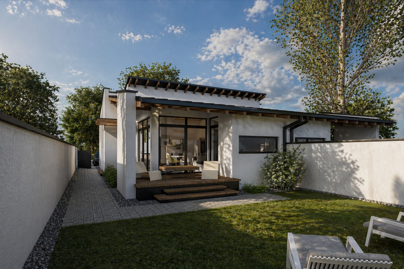 Duplex pe parter –  teren generos. Comision 0% - Poză 3