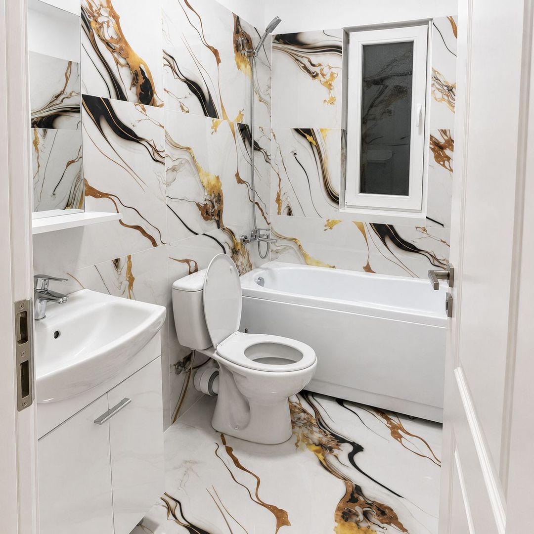 Jumătate de duplex nou, 3 camere, mobilat și utilat – teren de 300 mp - Poză 5