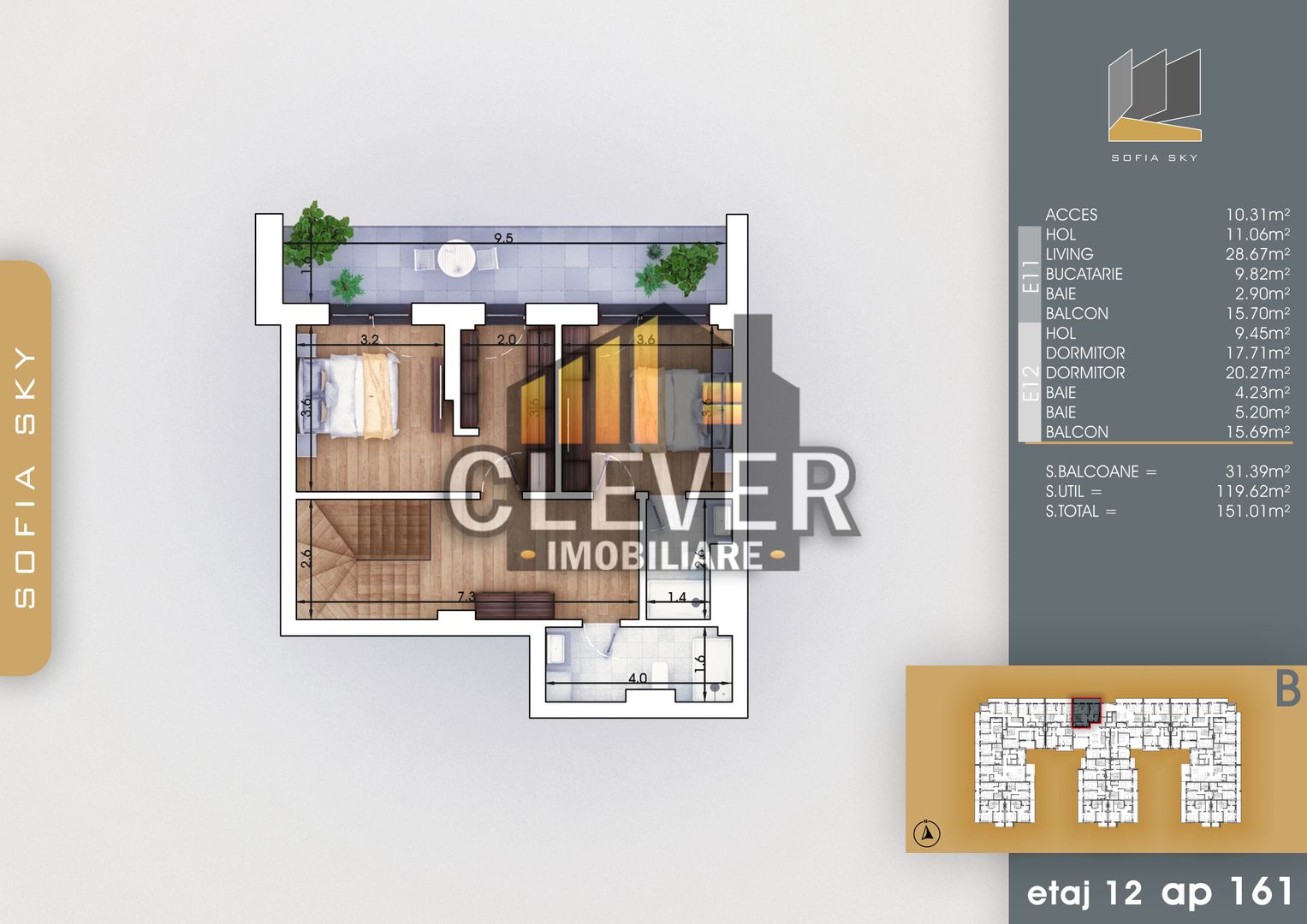 Apartament Duplex 3 Camere 700m Metrou Nicolae Teclu - Poză 4