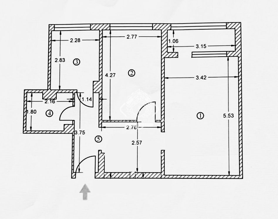 Obor-Masina de Pâine | Apartament 2 camere | Mobilat si utilat premium - Schiță 12
