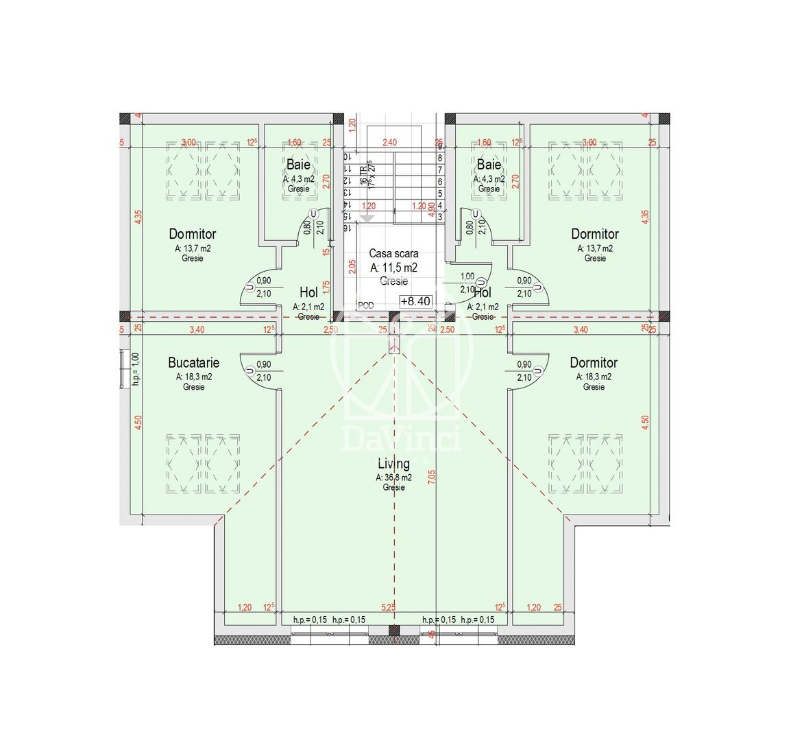 Apartament 4 camere, finisat la cheie (Smart-B-ap.7) - Poză 4