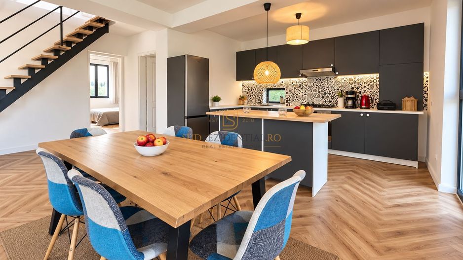 Casă individuală de închiriat, 3 camere, teren 350 mp | Comuna Berceni - Poză 8
