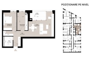 COMISION 0% - Apartamente 1–4 camere – complex central - Schiță 6