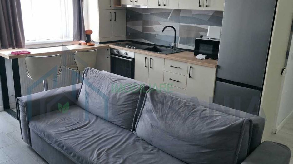 Apartament 2 camere open space, mobilat și utilat, Bucium-Visani, 45 mp, etaj 3/5, loc de parcare - Poză 2