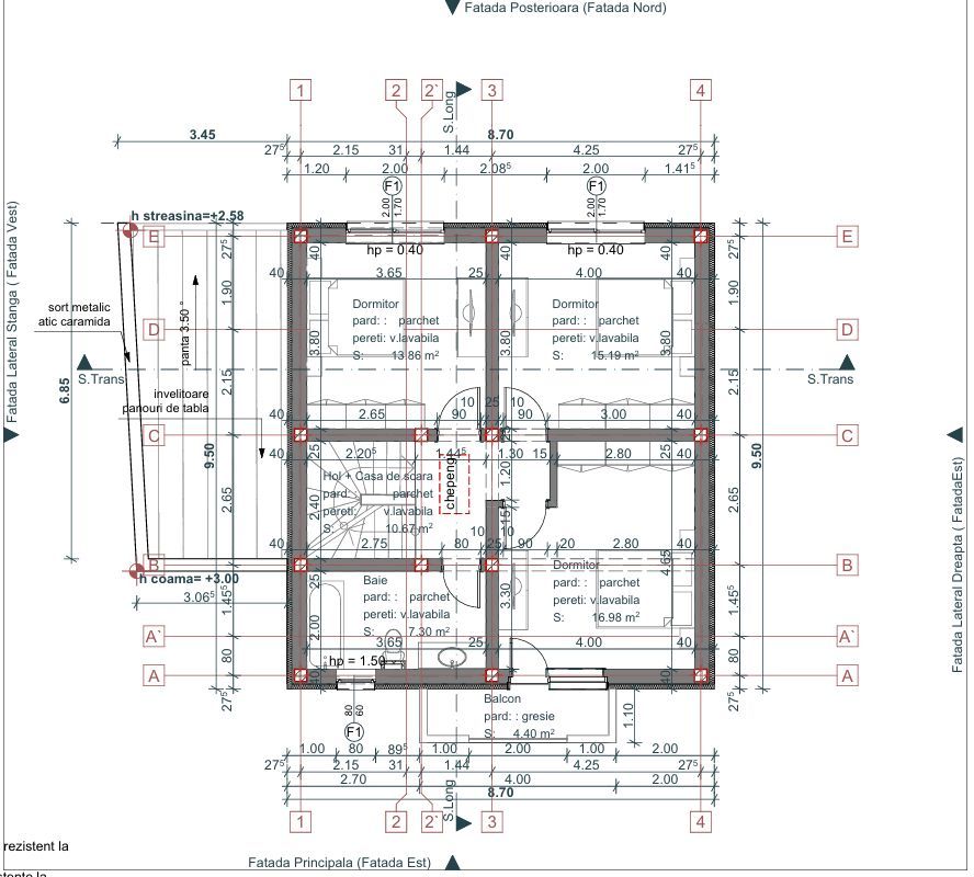 De vanzare casa in constructie  4 camere P+1E, Cristian Sibiu - Poză 4