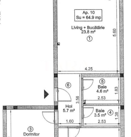 Apartament modern, 3 camere, mobilat, parcare și boxă, Florești. - Poză 15