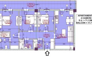 Apartament spațios 4 camere, 2 băi, balcon generos –Pacurari - Poză 15