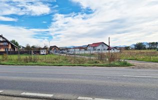 Teren intravilan Bod, 998mp la drum judetean, ingradit.