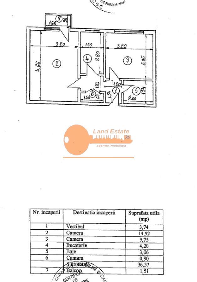 Apartament 2 camere Sebastian – Prosper Plaza - Schiță 7