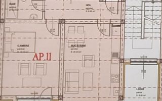 Apartament 2 camere 58mp /la cheie/zona Brana, Selimbar - Schiță 9