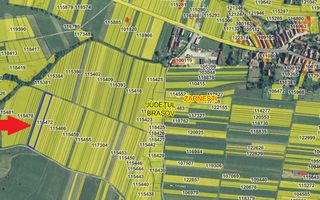 Teren intravilan, 2548 mp, cu priveliște superbă - Zărnești - Poză 10