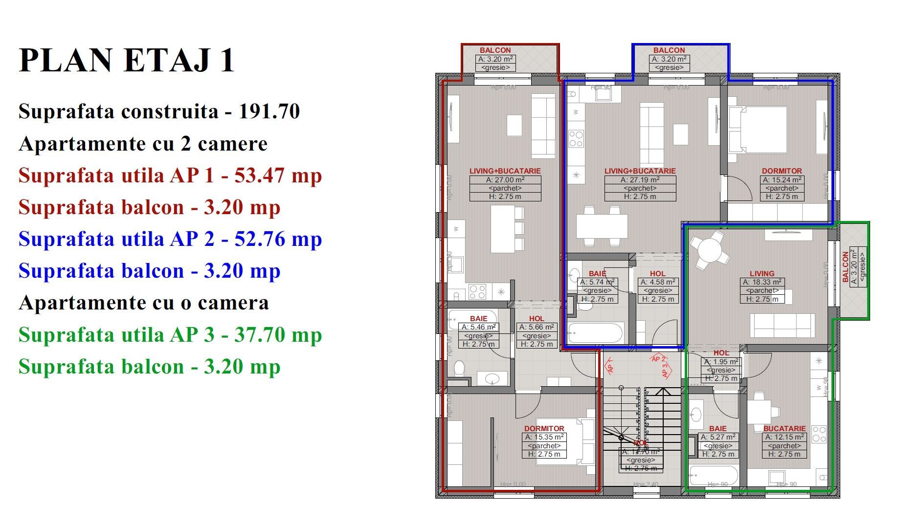 Giroc-Eso | S.A.D-uri si Apartamente cu 1 si 2 camere - Poză 4