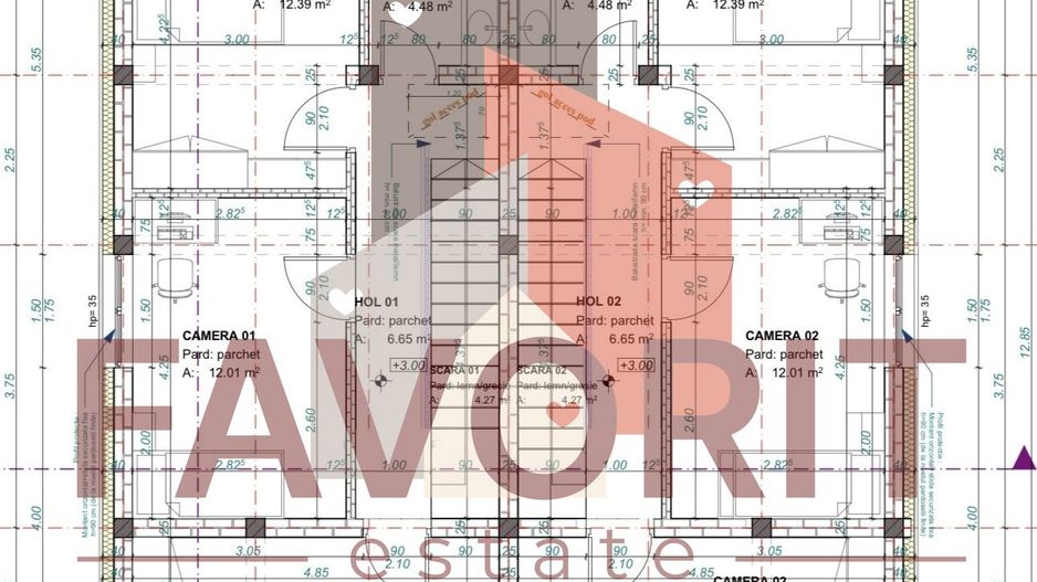 Duplex de Vanzare in Mosnita Noua. Toate utilitatile. Finisaje la alegere - Schiță 11