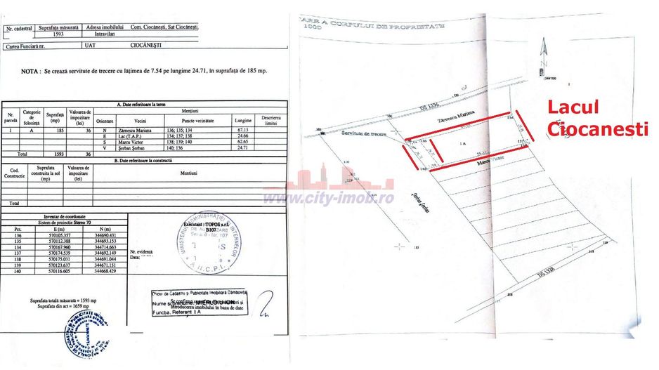 Teren de Vanzare Comuna Ciocanesti Jud Dambovita, 17.7 km de Bucuresti - Poză 6