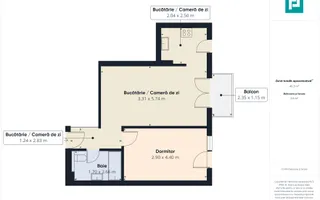 Apartament cu 2 camere în complexul ARED-IMAR - Poză 11