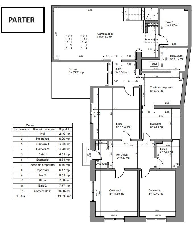 Casă P+M lângă Metrou / Domeni/Turda - Schiță 14