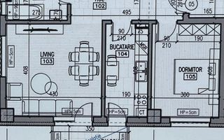 Apartament 2 camere, bloc nou, P+3, Ap.05, Et.1, Bl.5  - CP2461488 - Poză 5