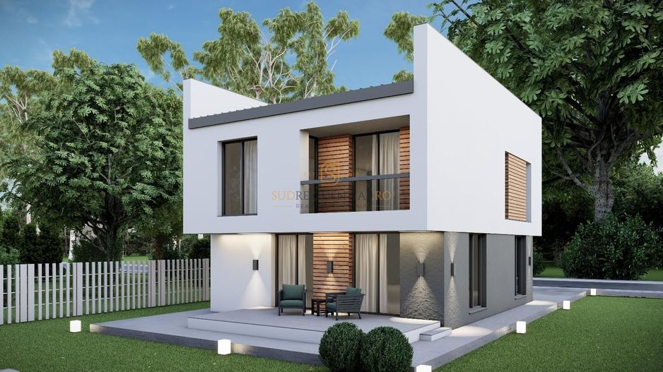 Vila individuala, 4 camere + dressing, finisaje de top, loc de parcare - Poză 3