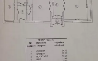CASA COMPLET RENOVATA || 2 CAMERE|| 2 BAI || CENTRALA PROPRIE - Schiță 19