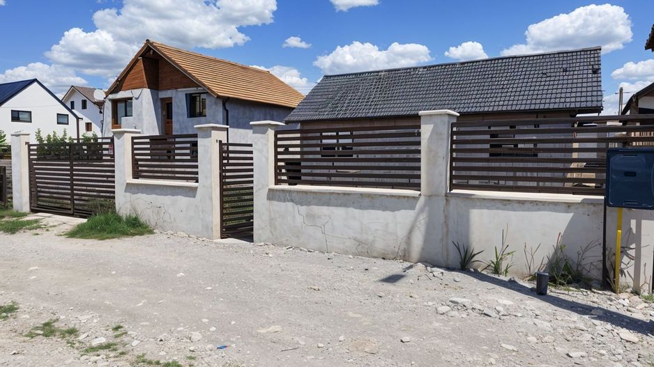 Casa parter 2 dormitoare, in Comuna Sanmartin, acces auto - VANZARE - Poză 13