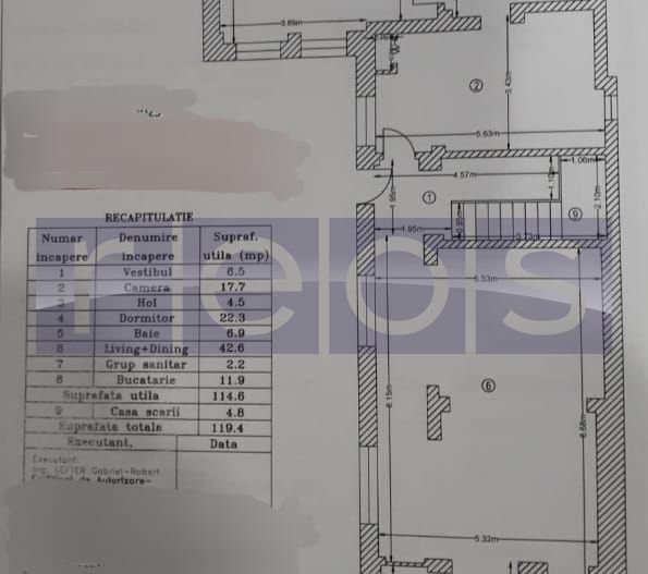 VANZARE VILA  CURTE INDIVIDUALA 7 CAMERE -Brancoveanu - Poză 20