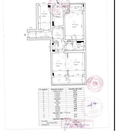 Apartament 4 camere transformat in 3 camere, Dorobanti - decomandat - Poză 11
